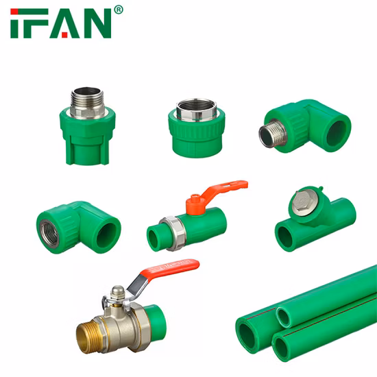 Ifan OEM ODM Factory Tubo de plástico verde Tubo PPR para suministro de agua